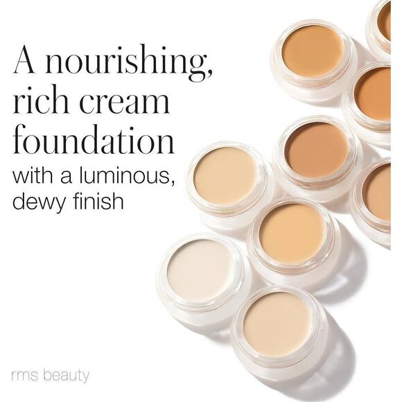 RMS Beauty UnCoverup Cream Foundation 66 Foundation Color Golden Sienna - Picture 2 of 7